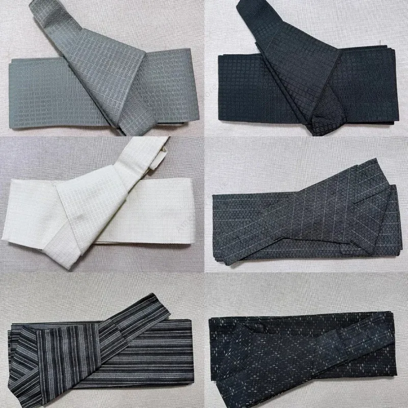 Traditional Japanese Men'S Formal Wear - Japoński męski pasek Yukata Obi z
