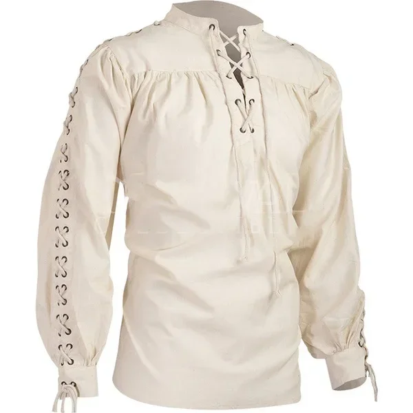Men'S Used Formal Wear - Męski strój średniowiecznego rycerza, zielona tunika,