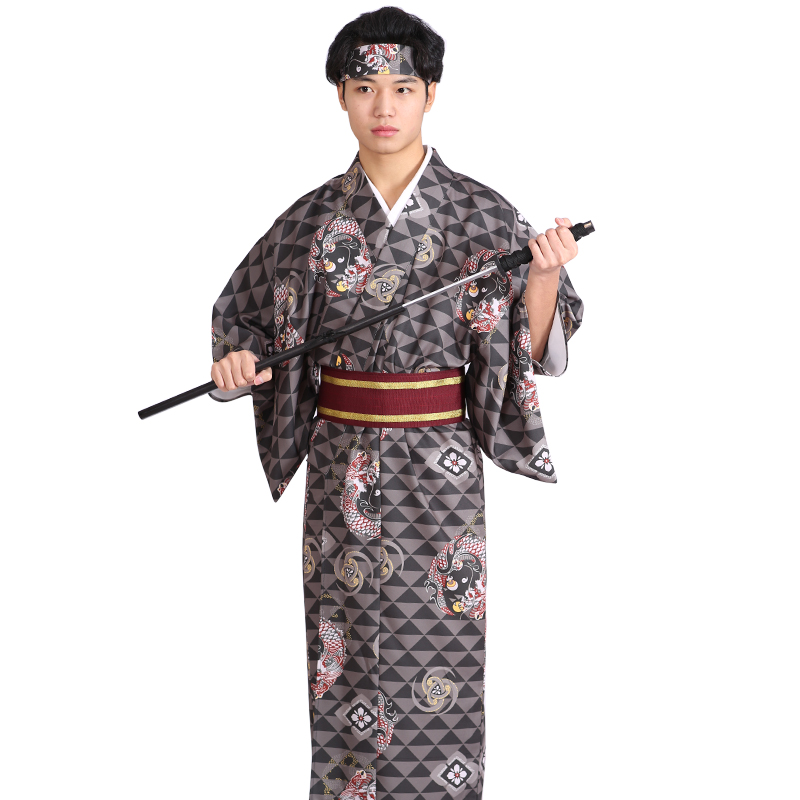 Traditional Japanese Men'S Formal Wear - Męski strój kimono w nowym, azjatyckim