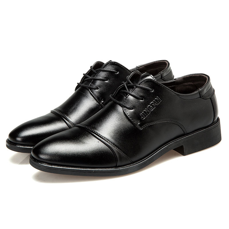 Large Men Formal Wear - Duże rozmiary męskich skórzanych butów, eleganckie