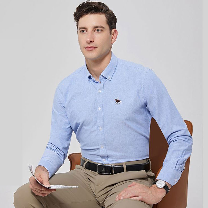 Large Men Formal Wear - 6XL duży rozmiar 100% bawełna Oxford