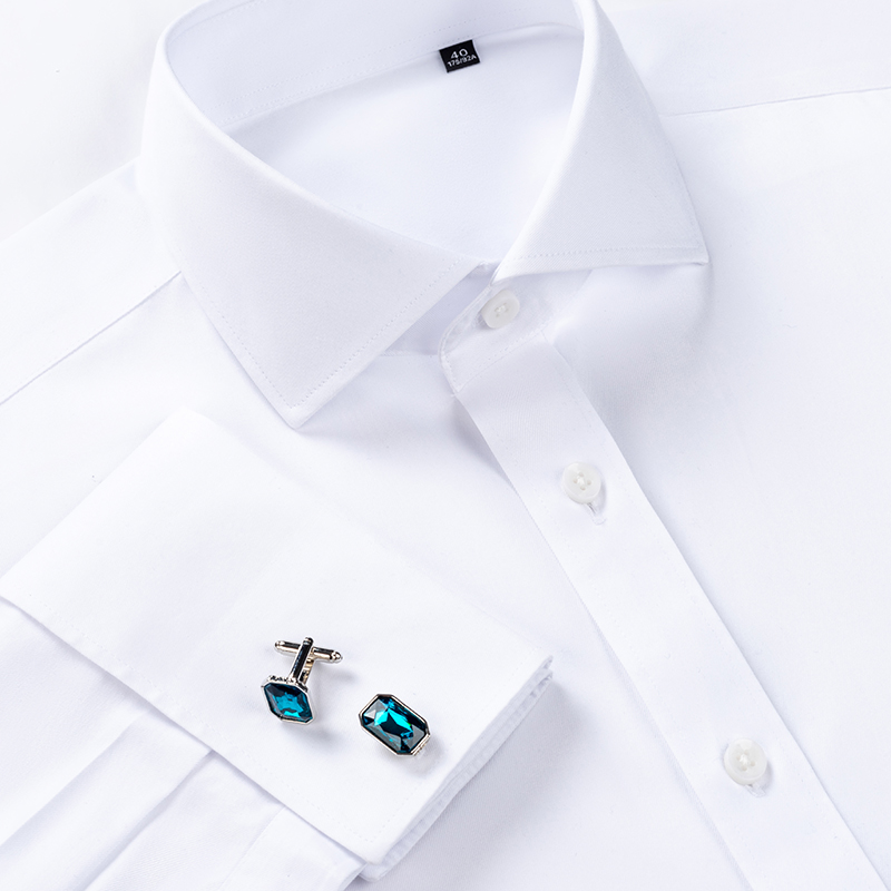 High End Men'S Formal Wear - Wysokiej jakości męska koszula z mankietami
