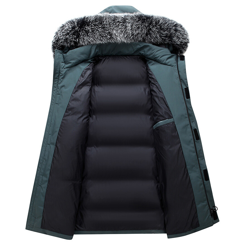 Jesień Zima Mężczyźni Wiatrood – Men Formal Wear Coat recenzja i cena