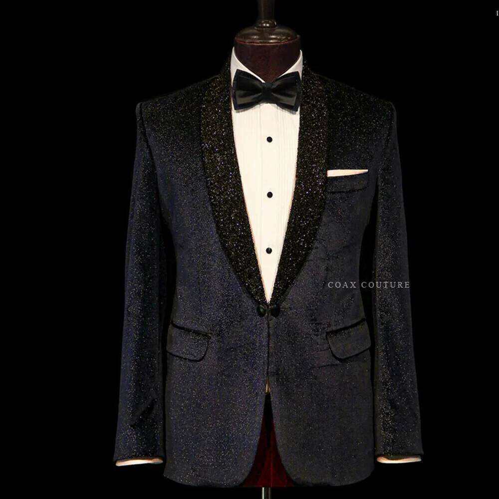 Eleganckie dwuczęściowe garnit – Men Formal Wear Clothes recenzja i cena