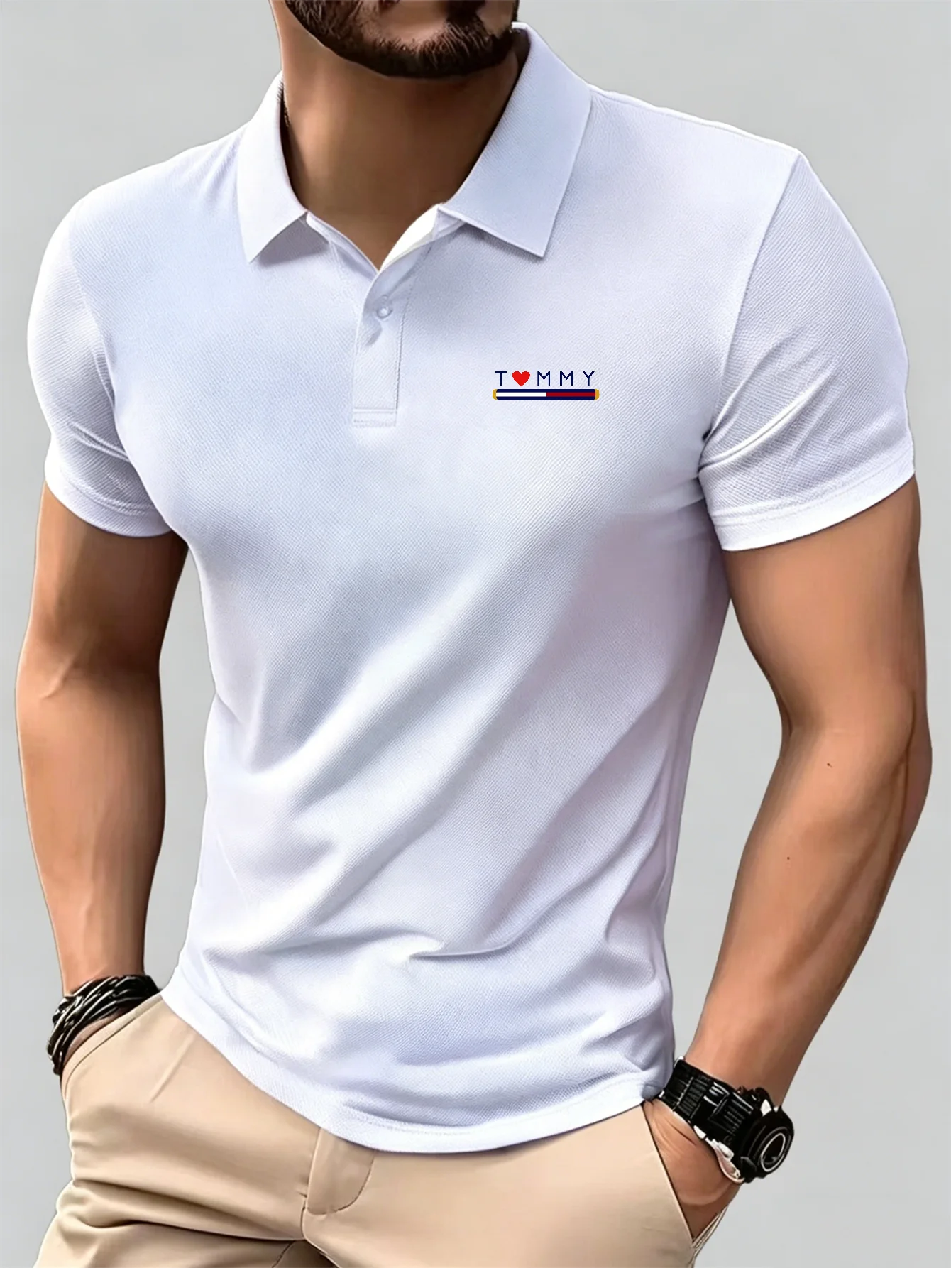 Nowa oddychająca koszulka polo – Men'S Used Formal Wear recenzja i cena