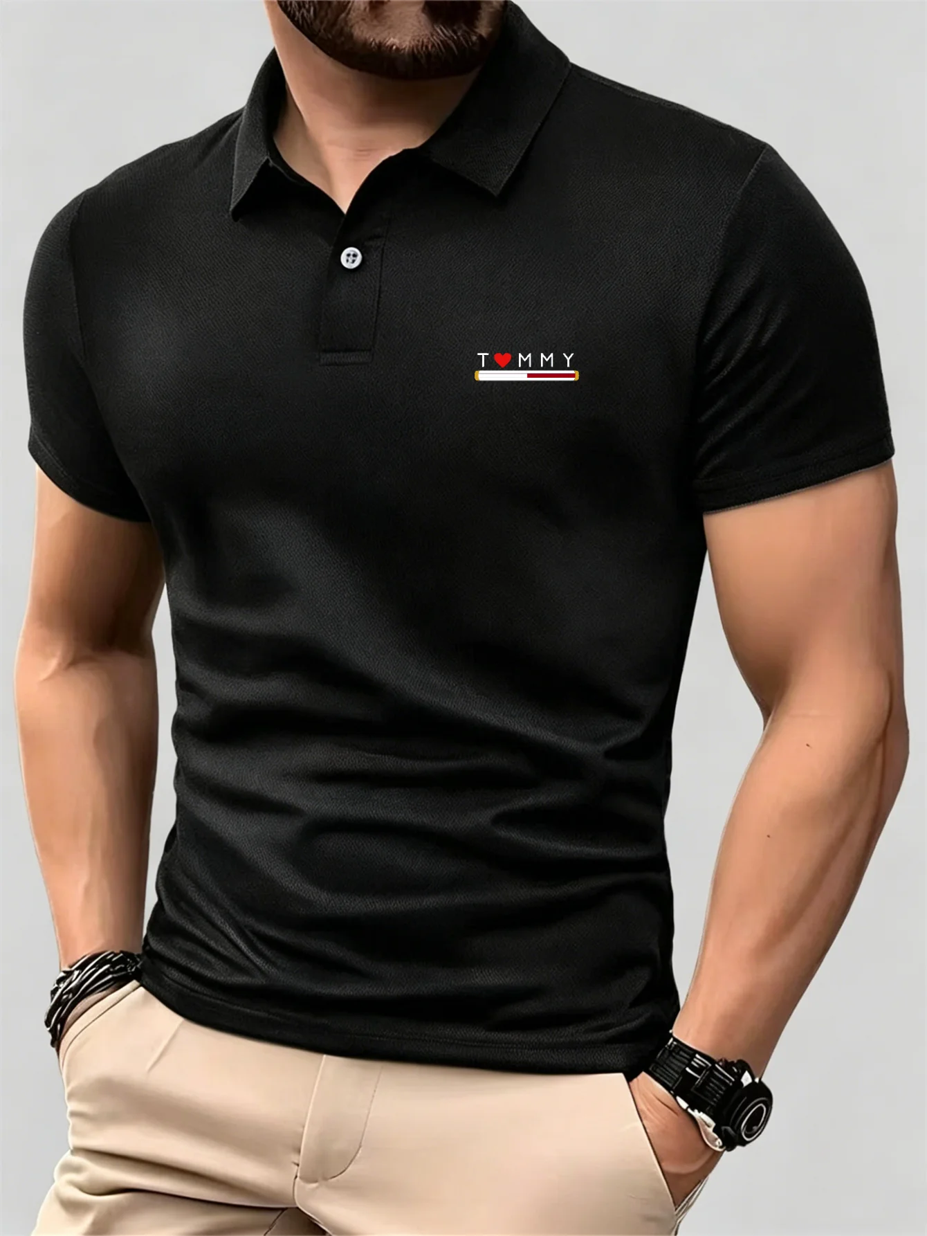 Nowa oddychająca koszulka polo – Men'S Used Formal Wear recenzja i cena