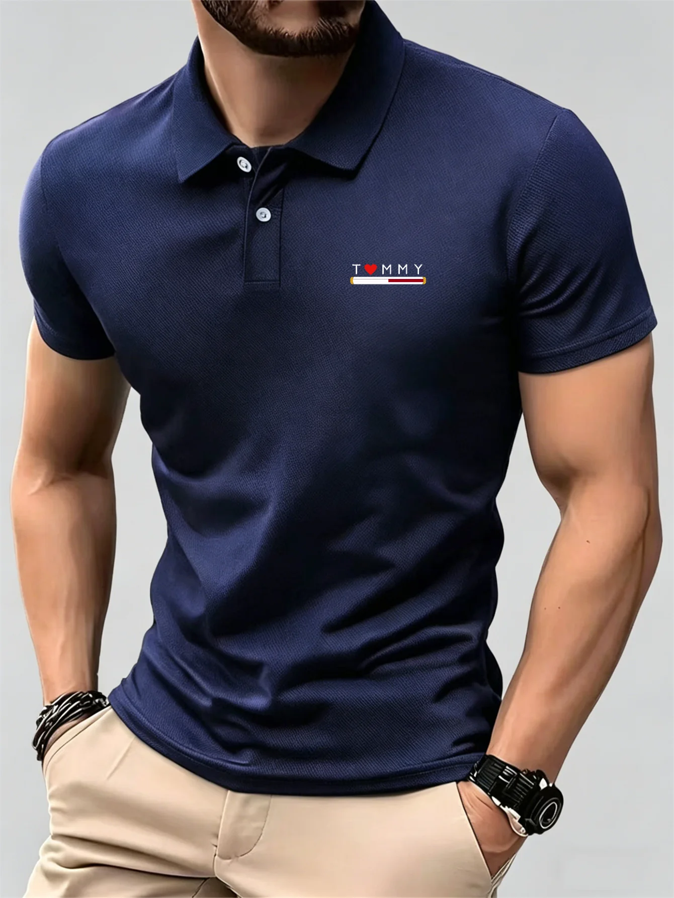 Nowa oddychająca koszulka polo – Men'S Used Formal Wear recenzja i cena