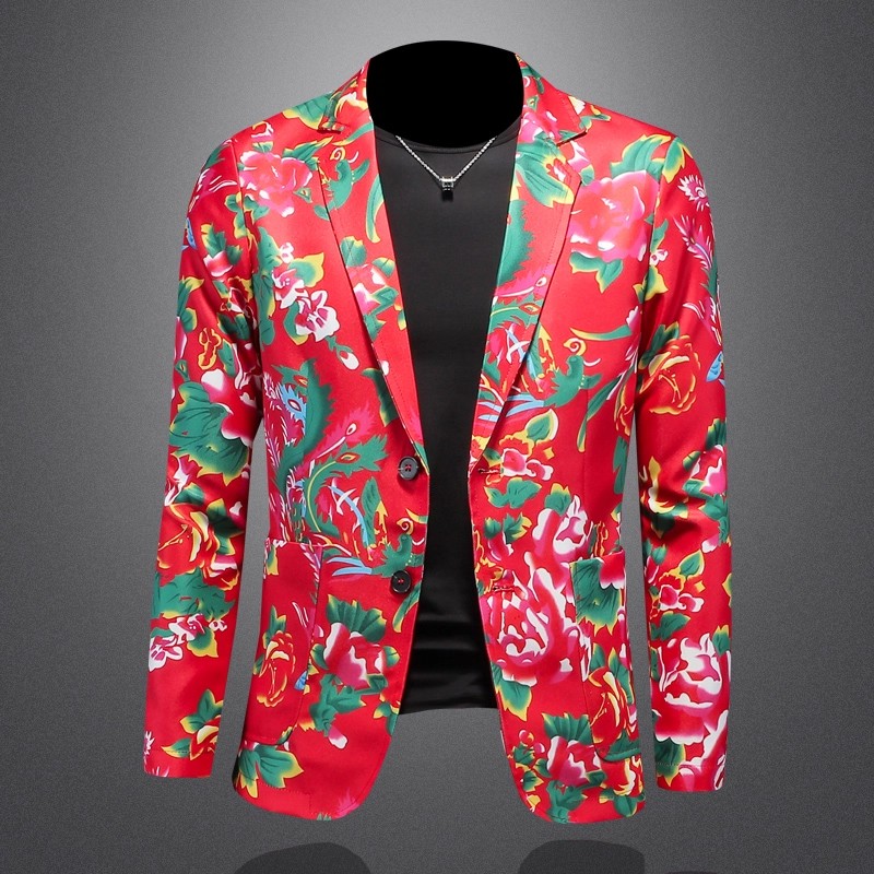 Męski garnitur slim fit w chiń – Large Men Formal Wear recenzja i cena
