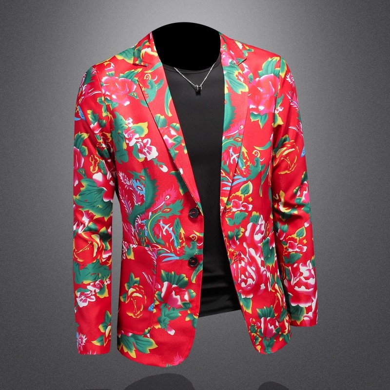 Męski garnitur slim fit w chiń – Large Men Formal Wear recenzja i cena