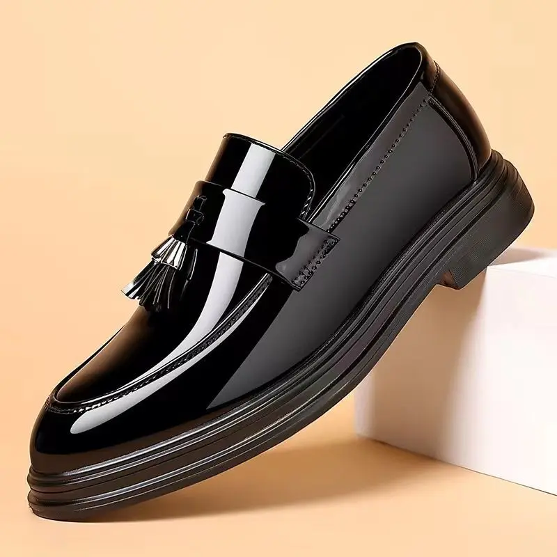 Black Social Shoe for Men Casu – Men'S Used Formal Wear recenzja i cena
