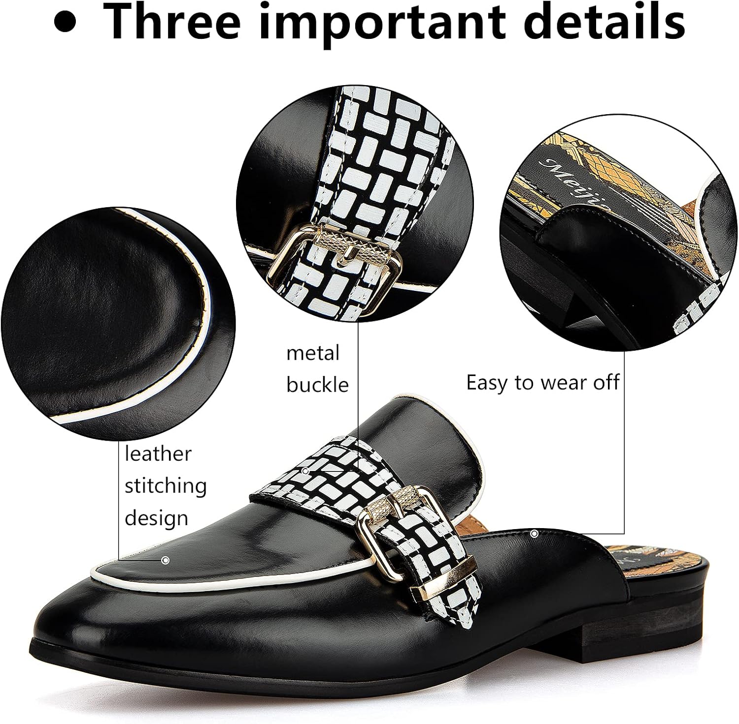 Meijiana Męskie kapcie wsuwane – Men'S Formal Wear Slippers recenzja i cena