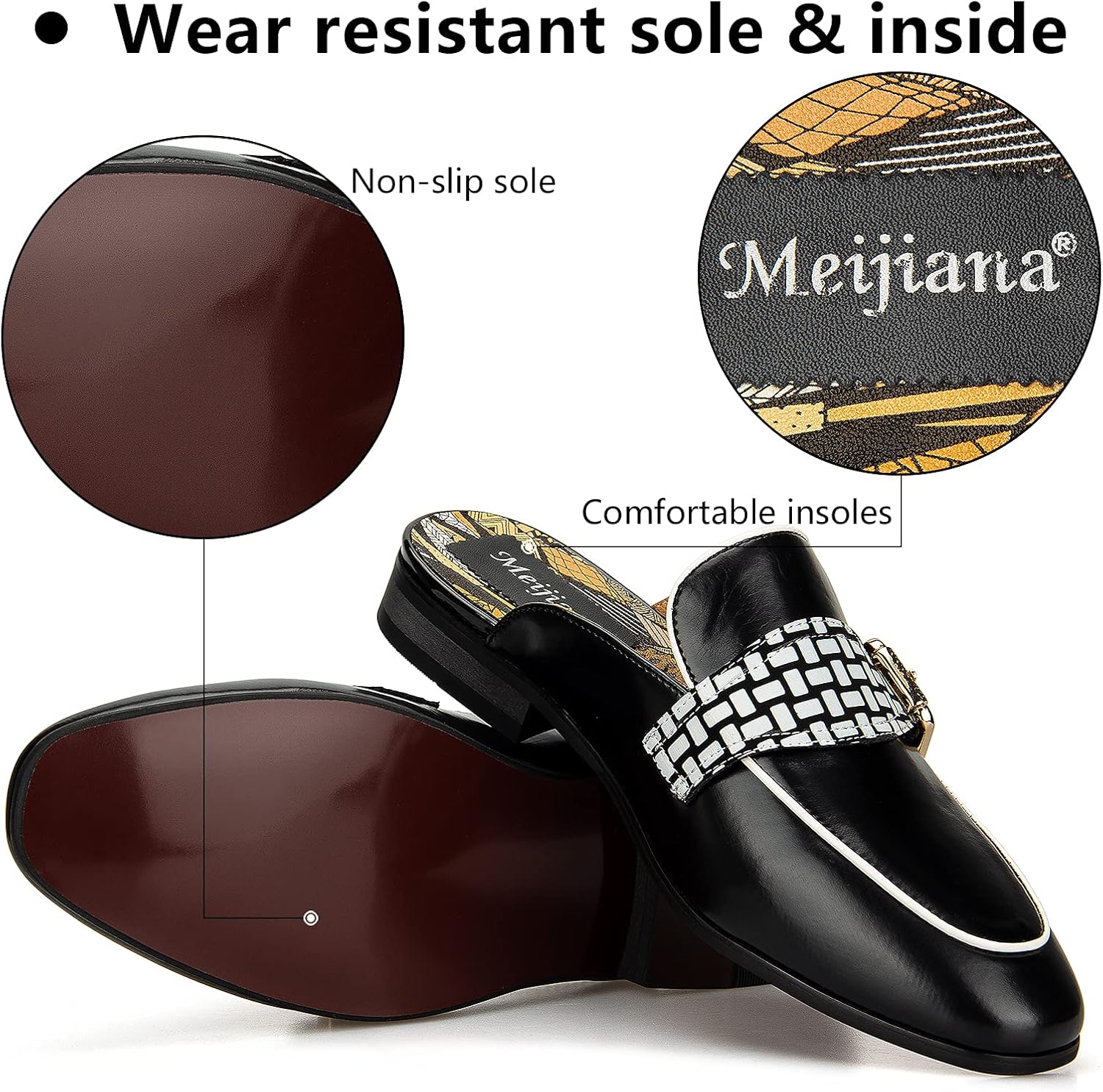 Meijiana Męskie kapcie wsuwane – Men'S Formal Wear Slippers recenzja i cena