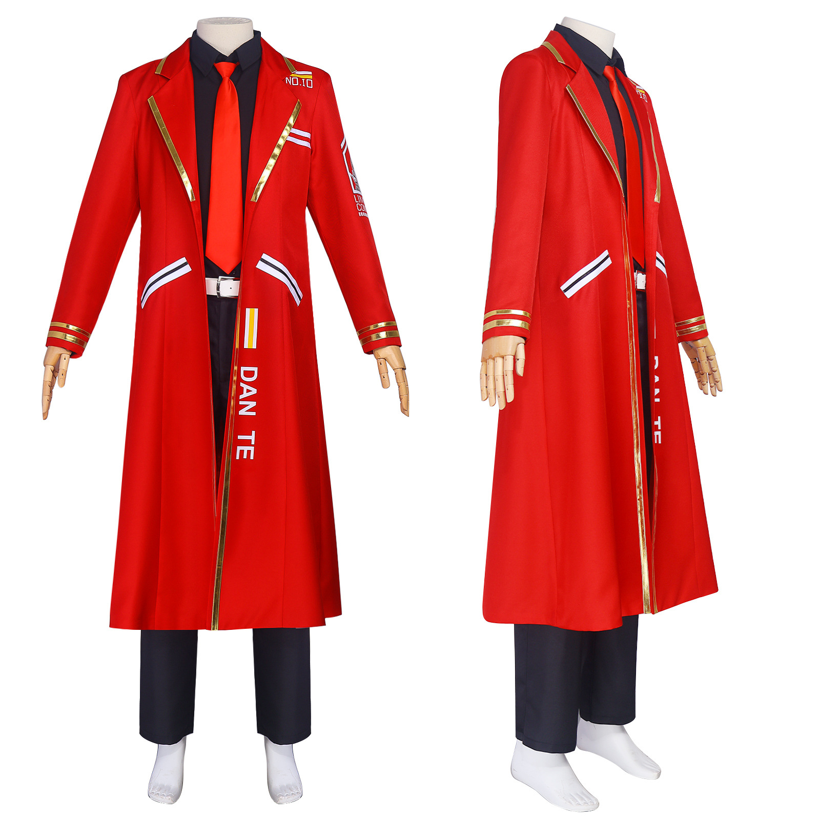 Kostium Cosplay Dante z DMC 5  – Men Formal Wear Coat recenzja i cena