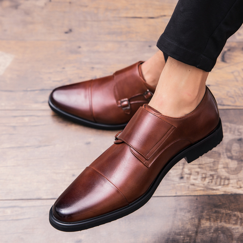 Nowe męskie oksfordy czarne i  – Large Men Formal Wear recenzja i cena