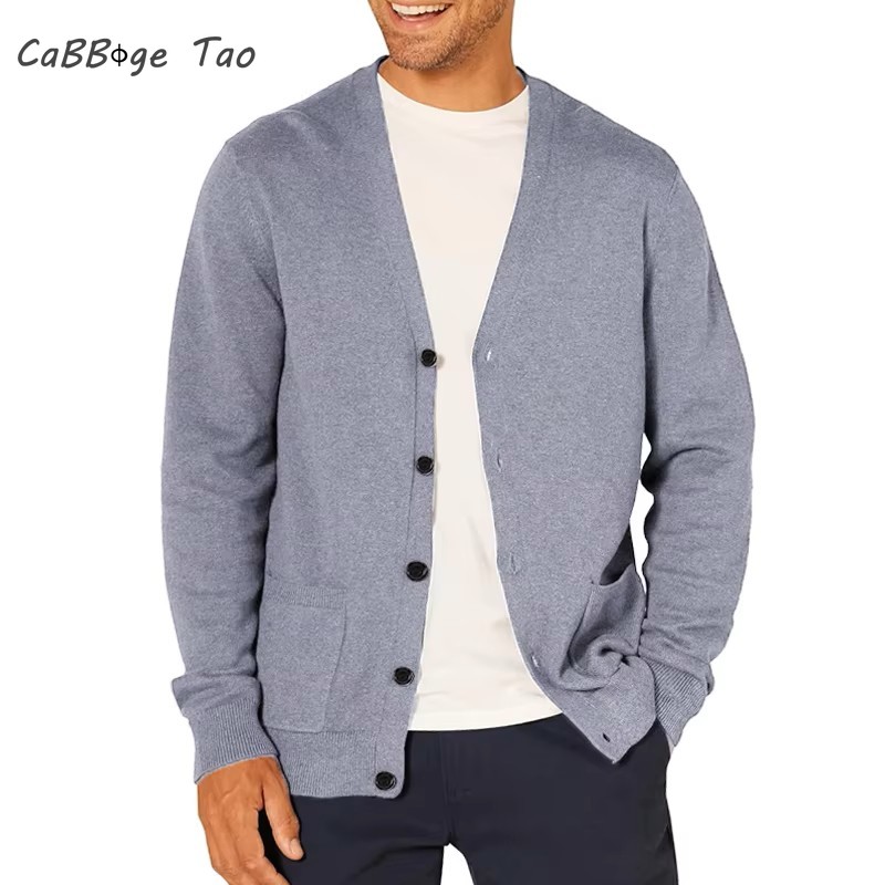 Nowy wiosenny męski kardigan z – Men Formal Wear Coat recenzja i cena