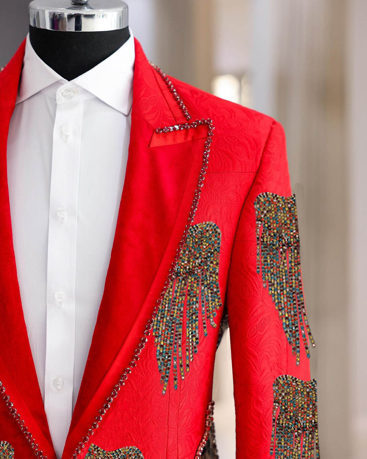Modny ślubny garnitur męski kr – Men'S Formal Wear No Suit recenzja i cena