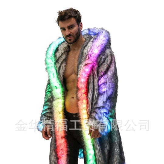 Męski płaszcz ze sztucznego fu – Men Formal Wear Coat recenzja i cena