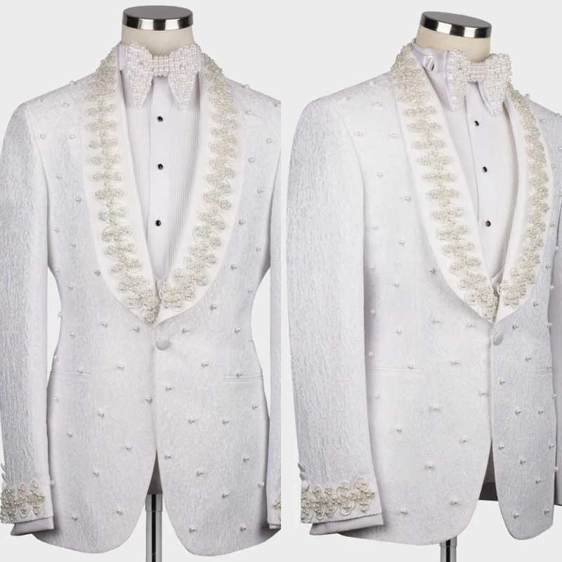 Białe garnitury męskie na ślub – Men'S Formal Wear No Suit recenzja i cena