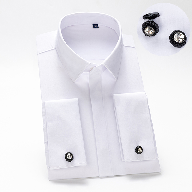 Męska koszula z mankietami fra – High End Men'S Formal Wear recenzja i cena