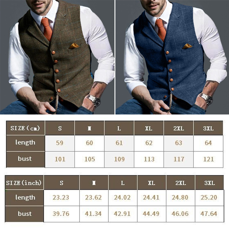 Modne kamizelki męskie Tweedow – Men'S Used Formal Wear recenzja i cena