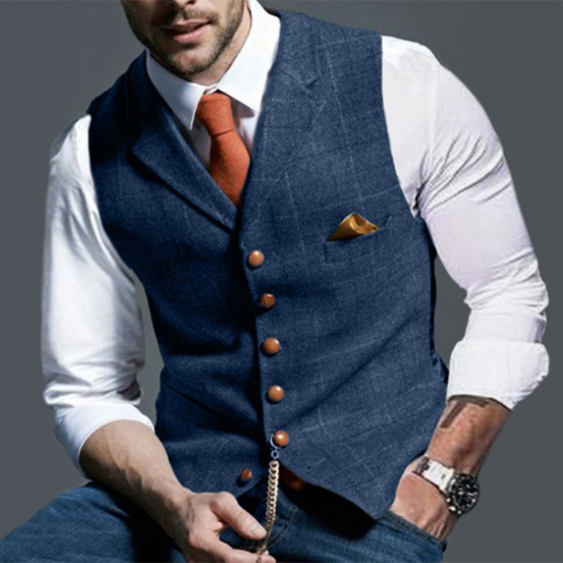 Modne kamizelki męskie Tweedow – Men'S Used Formal Wear recenzja i cena