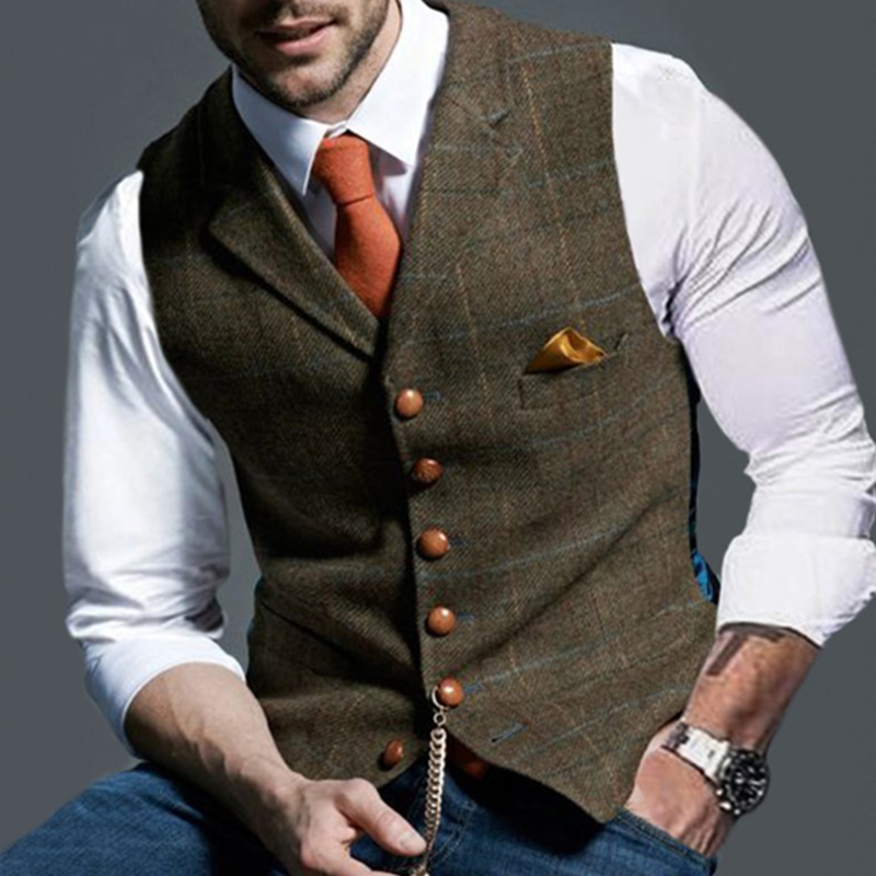 Modne kamizelki męskie Tweedow – Men'S Used Formal Wear recenzja i cena