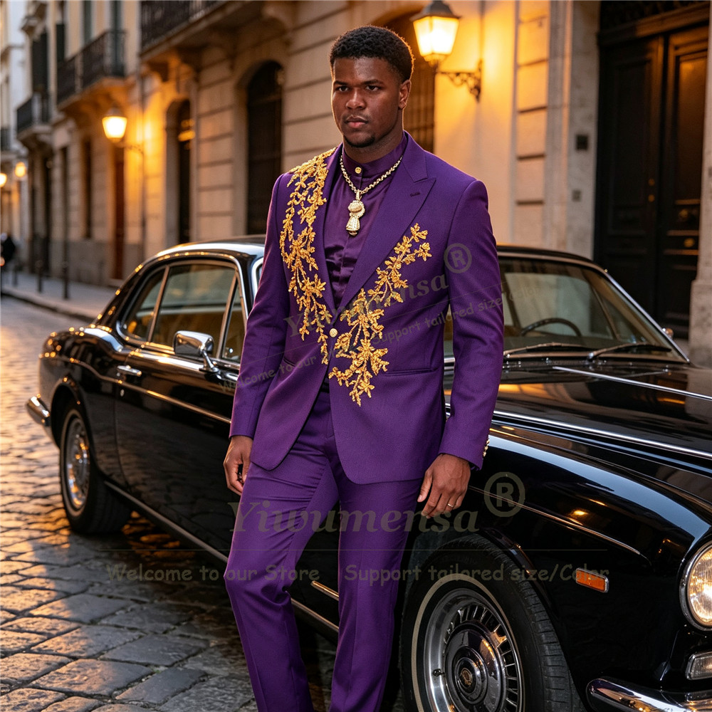 Unikalny design fioletowych ga – Unique Men'S Formal Wear recenzja i cena