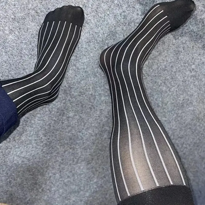 Męskie skarpetki w paski, ultr – Men'S Used Formal Wear recenzja i cena