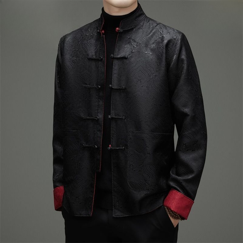 Męskie płaszcze w stylu Tang z – Men Formal Wear Coat recenzja i cena
