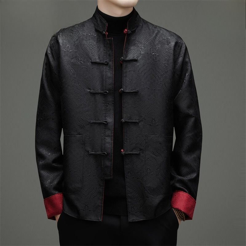 Męskie płaszcze w stylu Tang z – Men Formal Wear Coat recenzja i cena