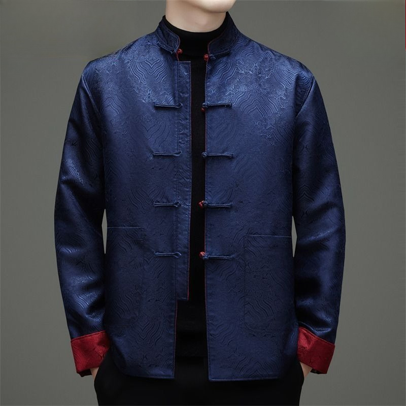 Męskie płaszcze w stylu Tang z – Men Formal Wear Coat recenzja i cena