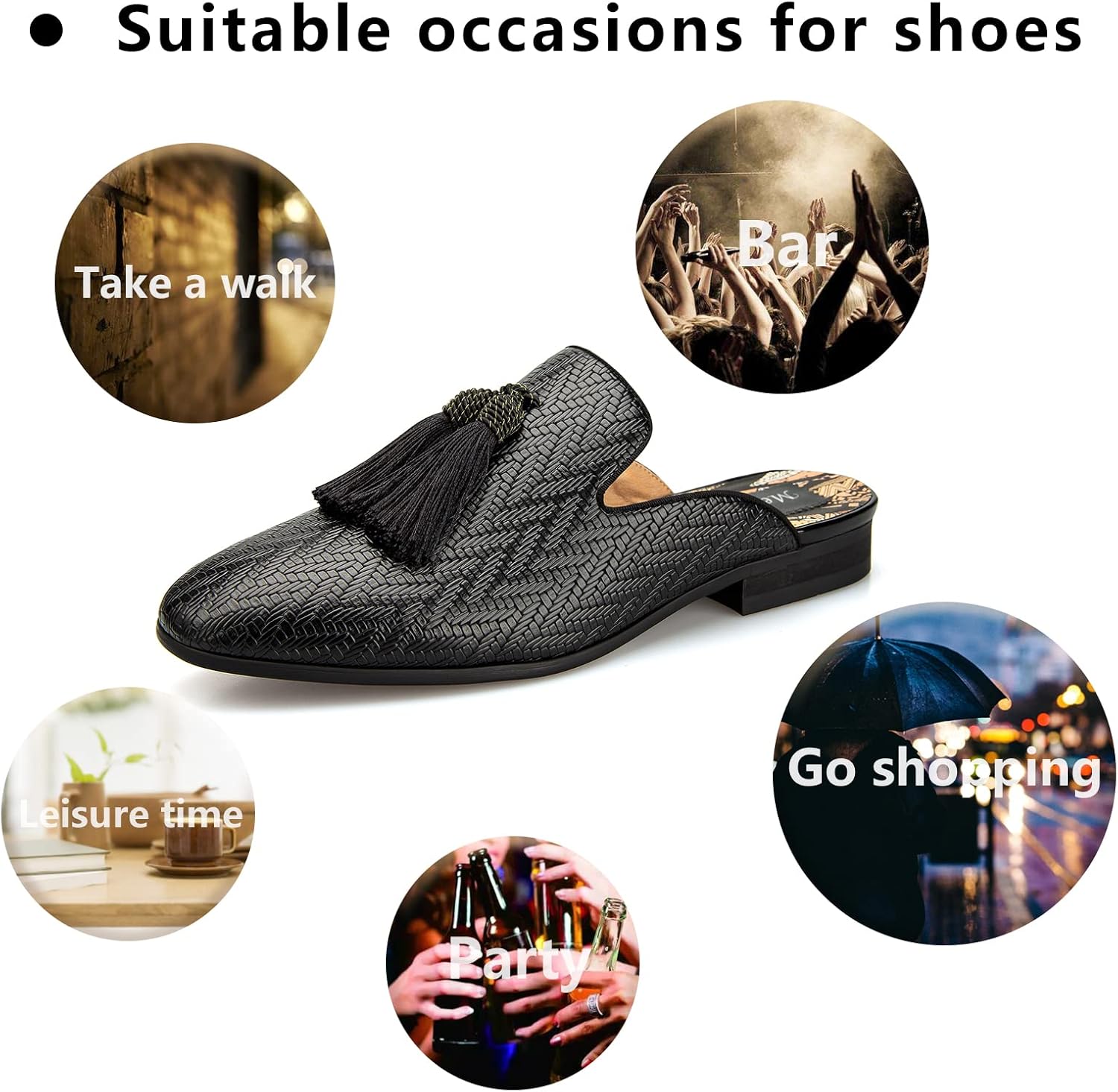 Skórzane kapcie Oddychające le – Men'S Formal Wear Slippers recenzja i cena