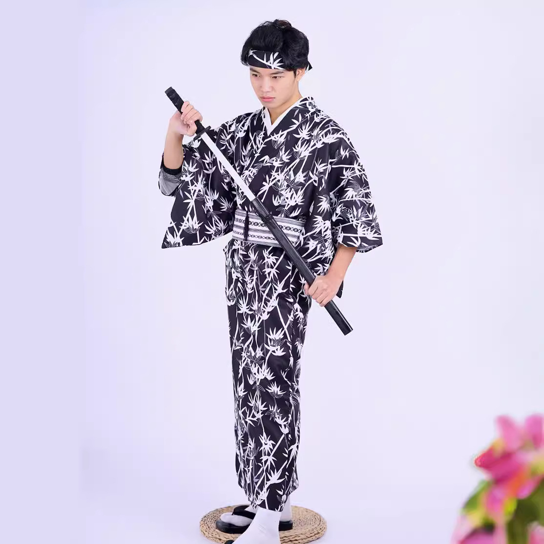 Męski japoński kimono z bambus – Traditional Japanese Men'S Formal Wear recenzja i cena