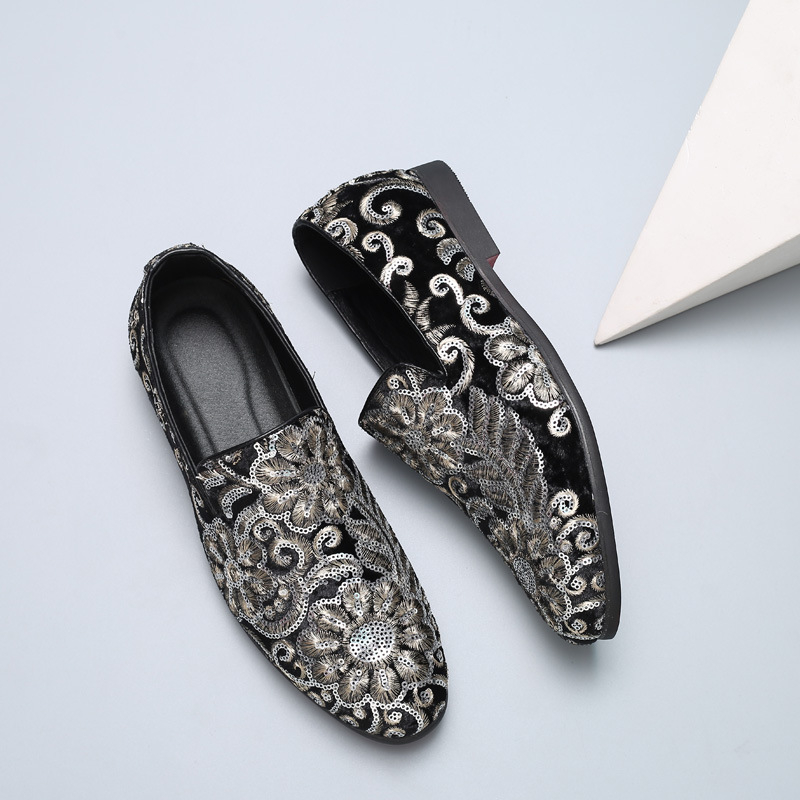 Męskie welurowe mokasyny ze zł – Men'S Formal Wear Slippers recenzja i cena